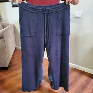 LAST CHANCE! Barefoot Dreams CozyChic Patch Pocket Lounge Pants - Navy, XXL